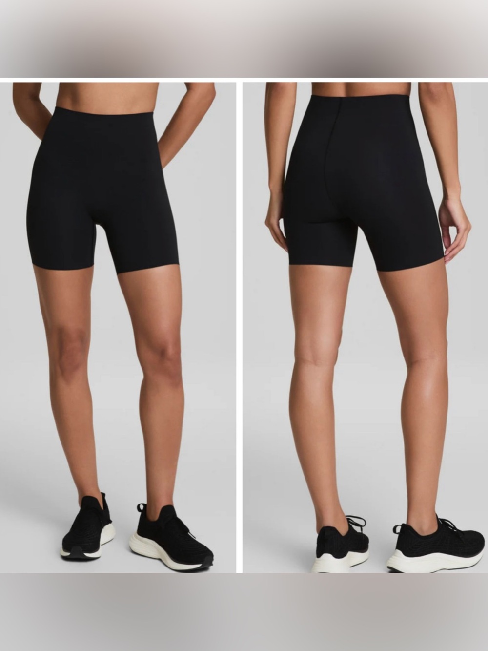 Spanx Bike Short with Mid-Tummy Compression in Black Size XS